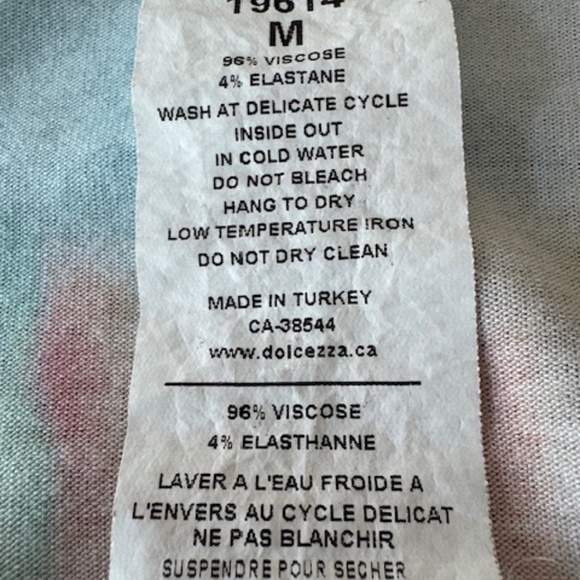 Simply Art by DOLCEZZA sz M long top tunic multicolour abstract art pattern - Picture 5 of 16